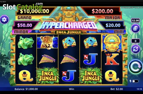 Скрин2. Hypercharged Inca Jungle слот