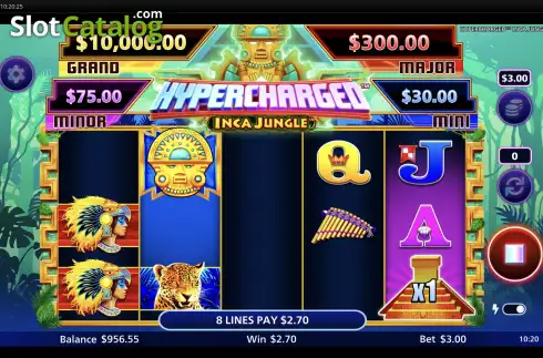 Скрин5. Hypercharged Inca Jungle слот