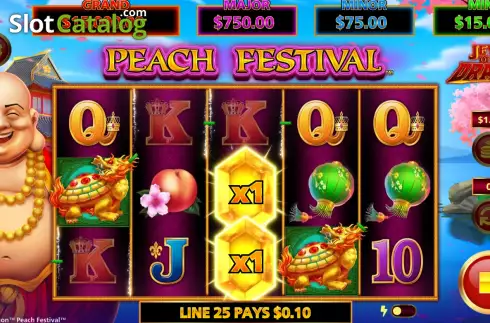 Скрин3. Jewel of the Dragon Peach Festival слот