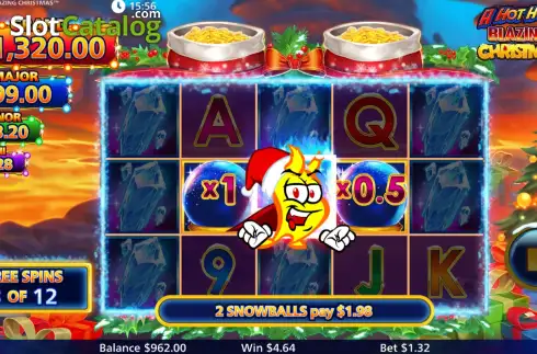 Скрин3. A Hot Hot Blazing Christmas слот