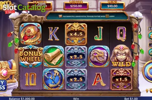 Скрин2. Mummy’s Millions Christmas слот