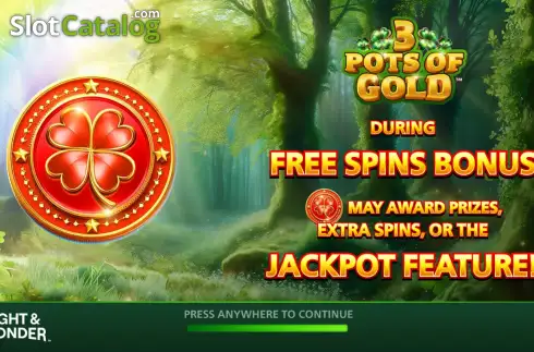 Скрин2. 3 Pots of Gold слот