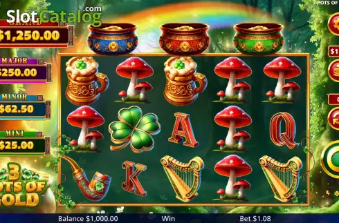 Скрин3. 3 Pots of Gold слот