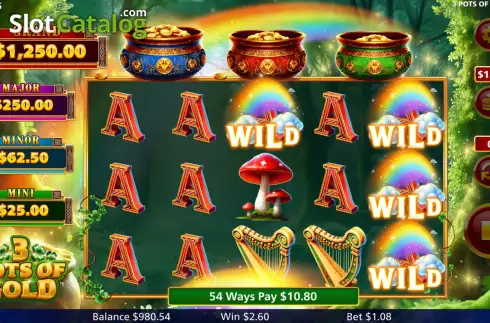 Скрин6. 3 Pots of Gold слот