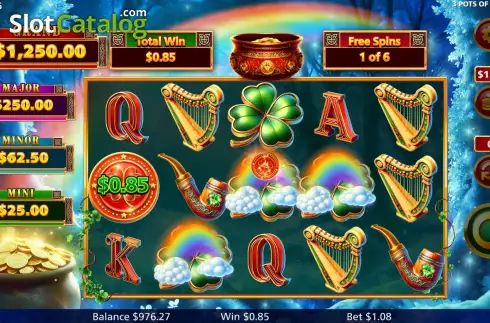 Скрин9. 3 Pots of Gold слот