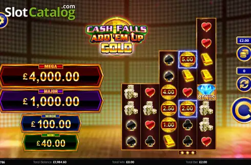 Скрин2. Cash Falls: Add Em Up Gold слот