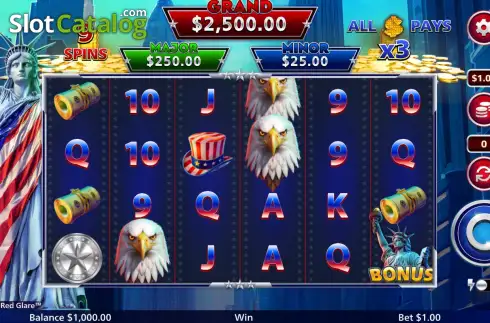 Скрин2. Rockets Red Glare слот
