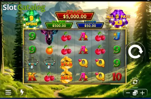 Скрин2. Money Raid Wapiti слот