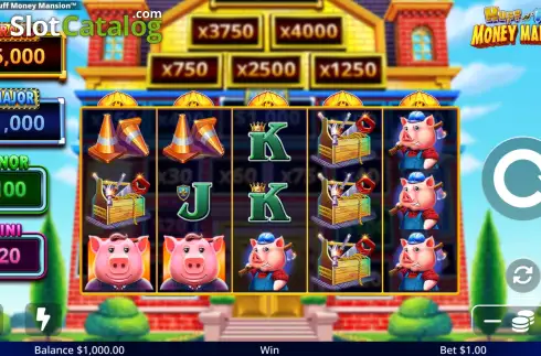 Скрин3. Huff N' Puff Money Mansion слот