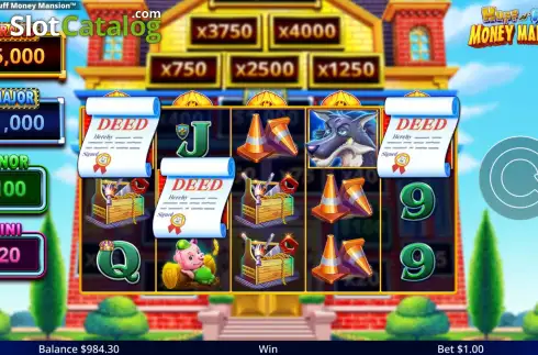 Скрин5. Huff N' Puff Money Mansion слот