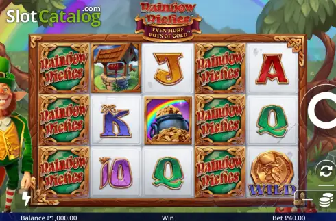 Скрин2. Rainbow Riches Even More Pots of Gold слот