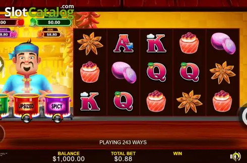 Скрин2. Big Hot Flaming Pots Tasty Treasures слот