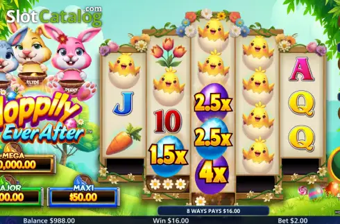 Скрин3. Hoppily Ever After слот