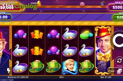 Скрин2. Willy Wonka I Want It Now слот