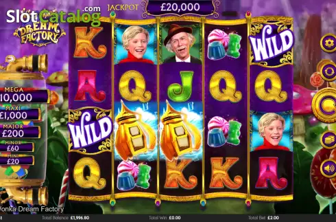 Скрин2. Willy Wonka Dream Factory слот