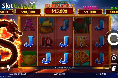 Скрин3. Money Link Ultimate 8 слот