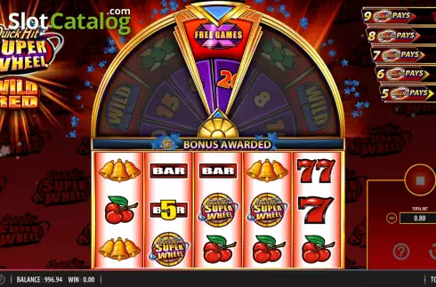 Скрин8. Quick Hit Super Wheel Wild Red слот