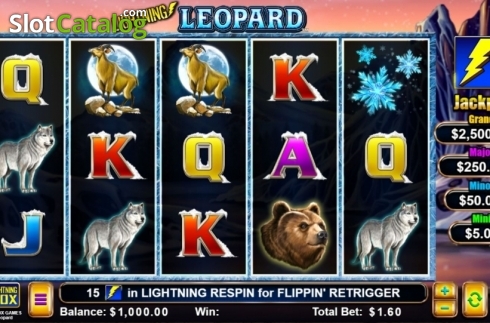 Скрин3. Lightning Leopard слот