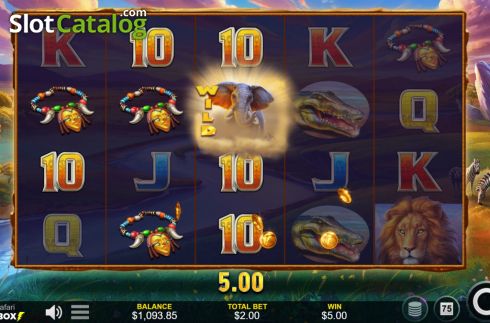 Скрин5. Kalahari Safari слот