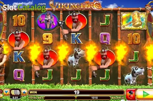 Скрин2. Viking Fire слот
