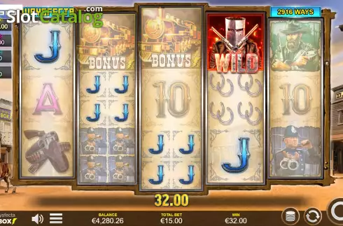 Скрин5. Outlaw Waysfecta слот