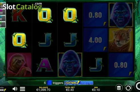 Скрин4. Lightning Gorilla слот