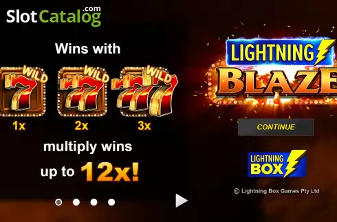 Скрин2. Lightning Blaze слот