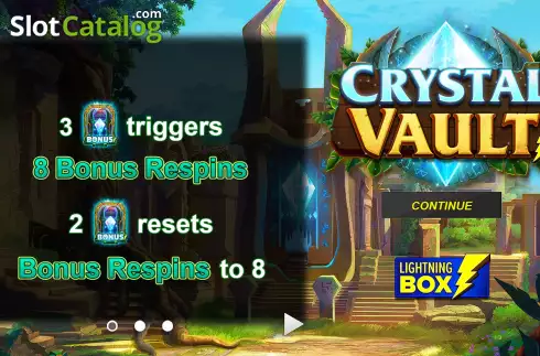 Скрин2. Crystal Vault слот