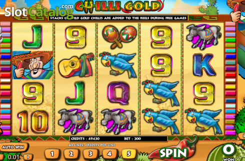 Скрин4. Chilli Gold слот