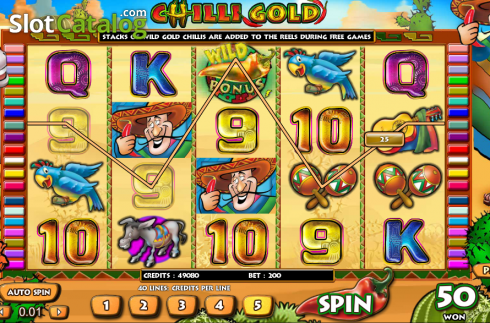 Скрин7. Chilli Gold слот