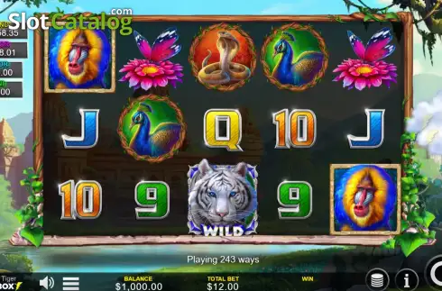 Скрин2. Thundering Tiger слот