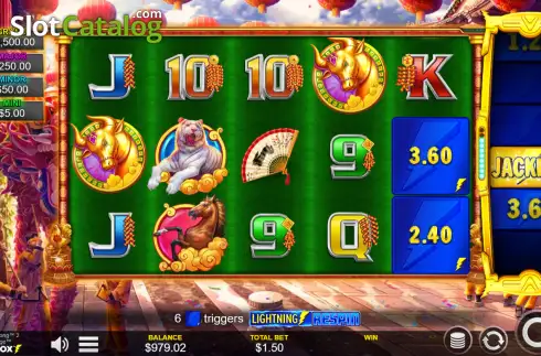 Скрин2. Lightning ShenLong 2 слот