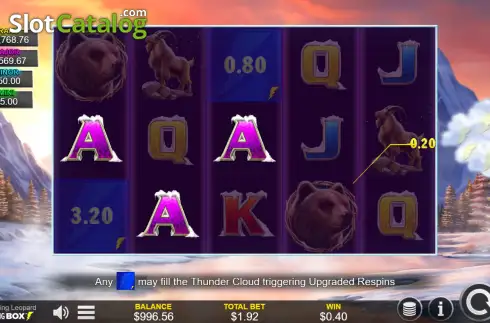 Скрин3. Thundering Leopard слот