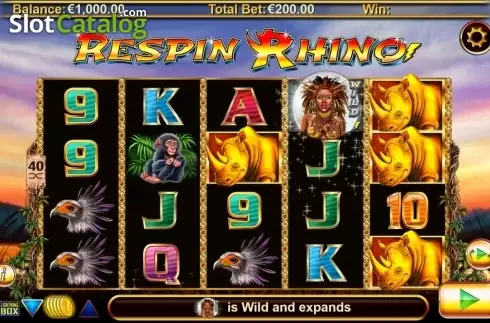 Скрин6. Respin Rhino слот