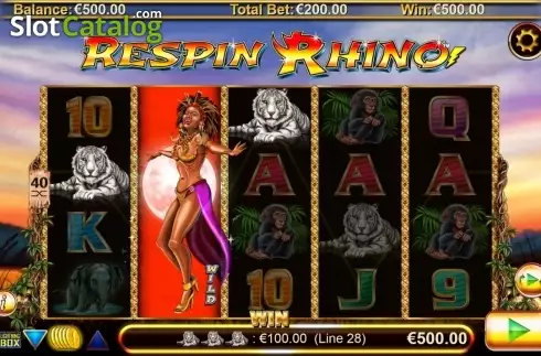Скрин8. Respin Rhino слот