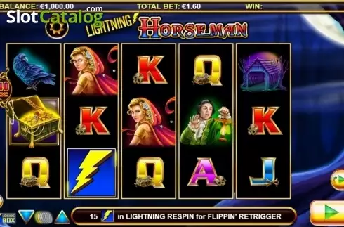 Скрин3. Lightning Horseman слот