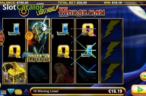 Скрин7. Lightning Horseman слот