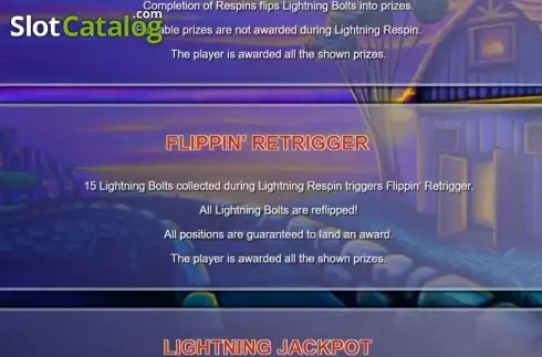 Скрин9. Lightning Horseman слот