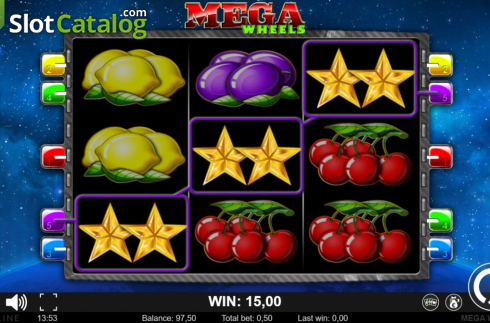 Скрин2. Mega Wheels Lionline слот
