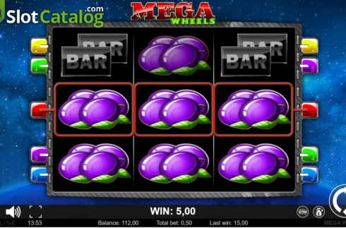 Скрин3. Mega Wheels Lionline слот
