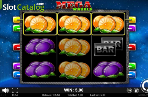Скрин4. Mega Wheels Lionline слот