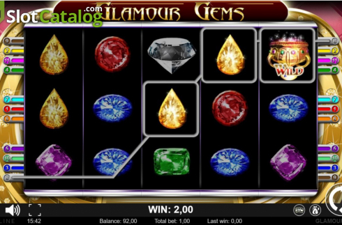 Скрин5. Glamour Gems слот