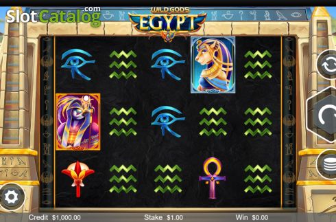 Скрин2. Wild Gods of Egypt слот