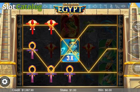 Скрин3. Wild Gods of Egypt слот
