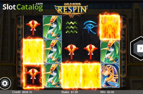 Скрин4. Wild Gods of Egypt слот