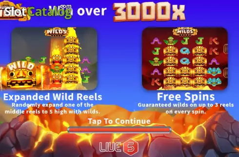 Скрин2. Erupting Wilds слот