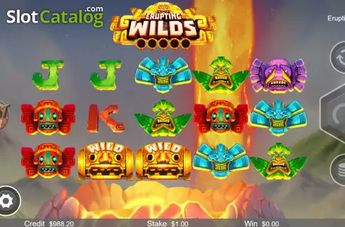 Скрин5. Erupting Wilds слот
