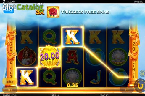 Скрин4. Divine Links слот
