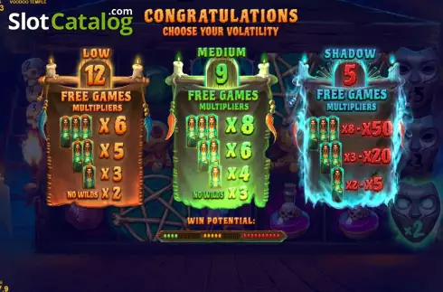 Скрин7. Voodoo Temple слот
