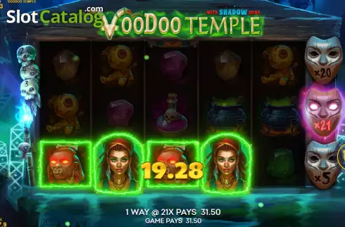 Скрин9. Voodoo Temple слот